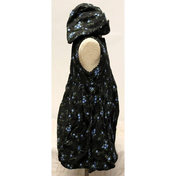 NWT VTG 1998 Baby Gap Dress Hat Set Toddler Size 3xL 33-36 LBS Floral Outfit - Picture 2 of 9